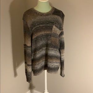 ROOTS striped knit sweater